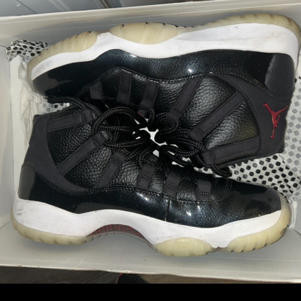 Jordan Black and White Sneakers